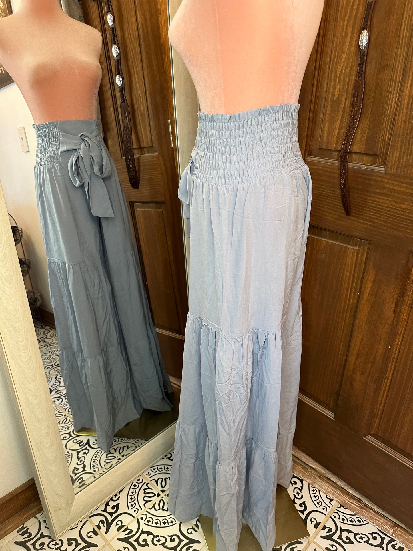 Light Blue Palazzo Pants