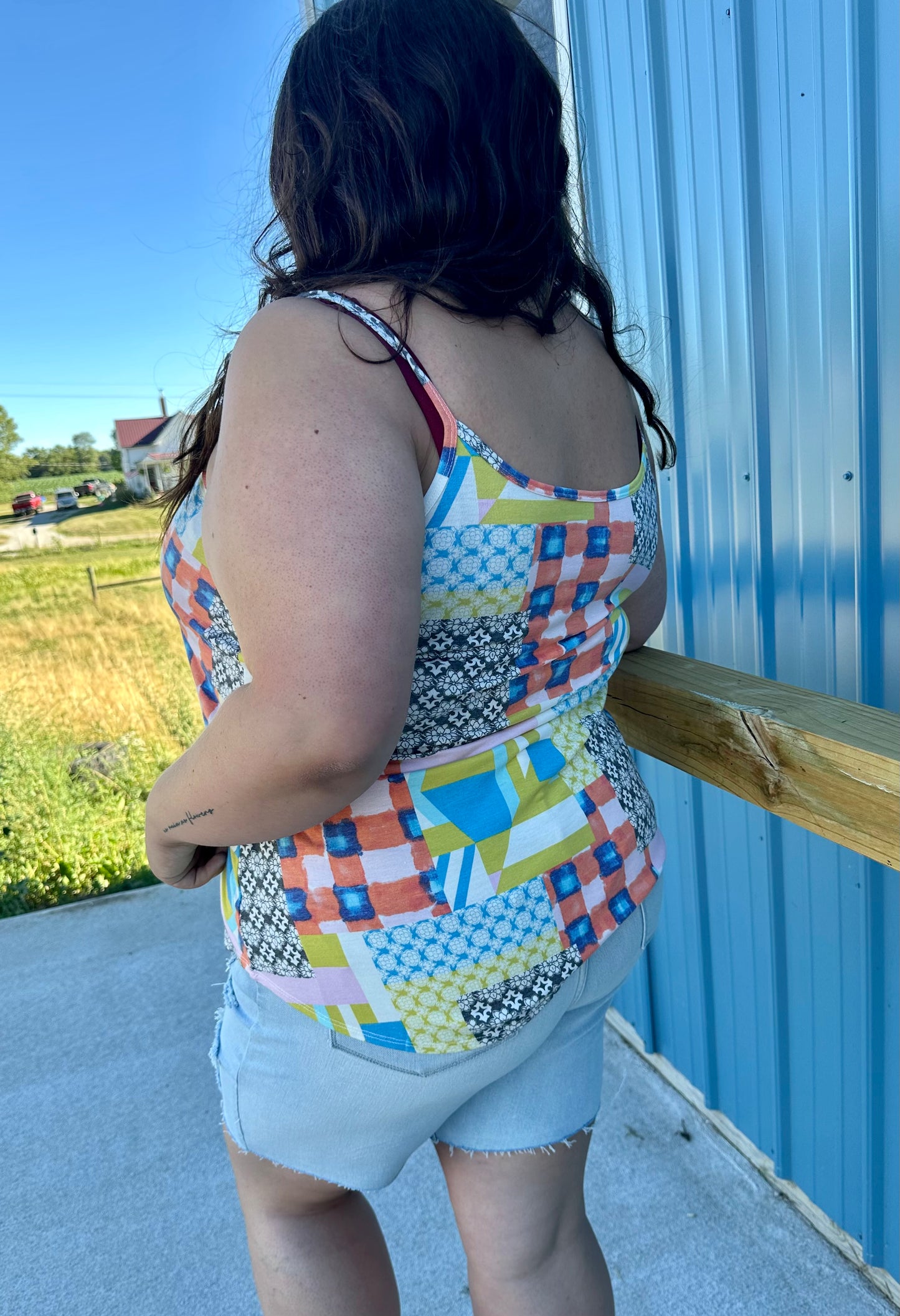 Patchwork Tank Top