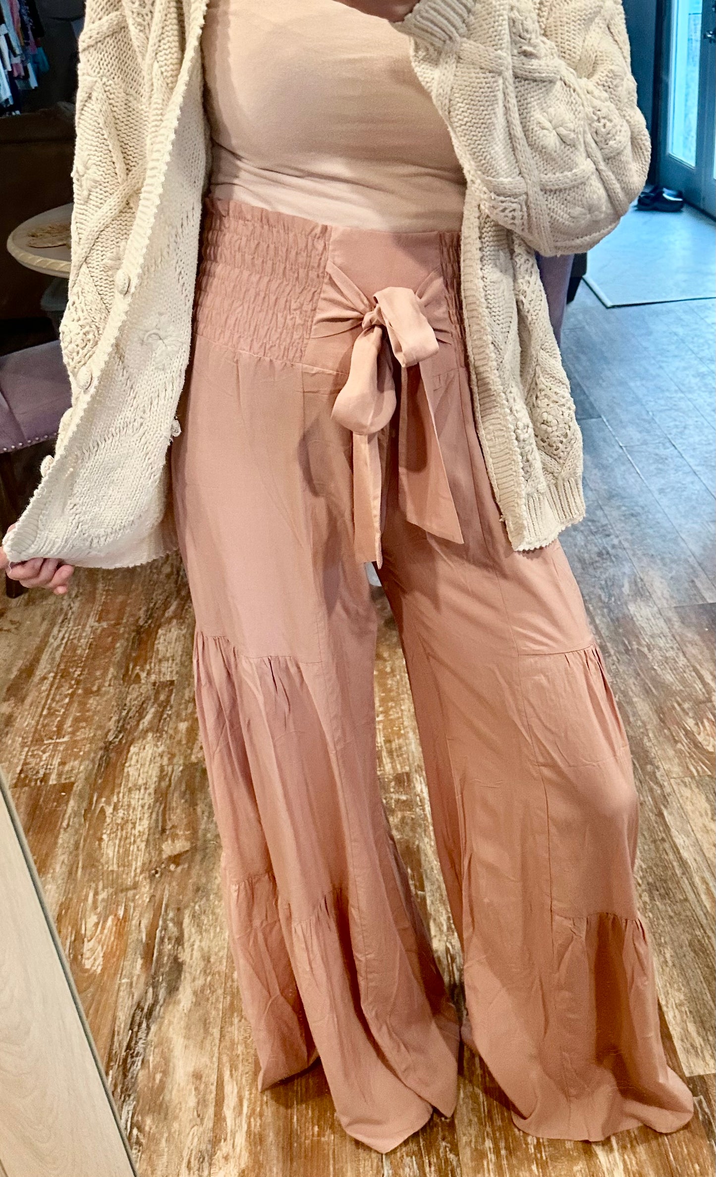 Light Pink Palazzo Pants