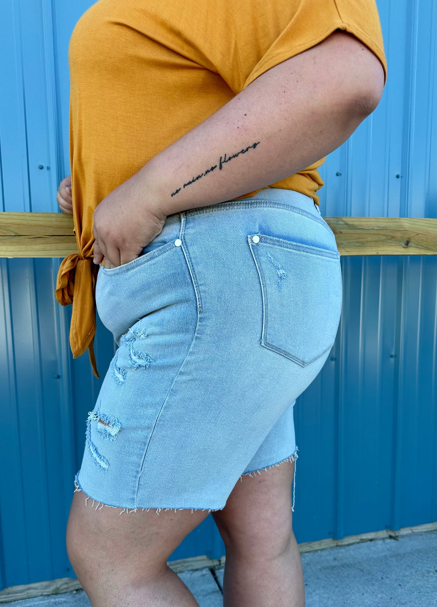 Judy Blue Long Denim Shorts