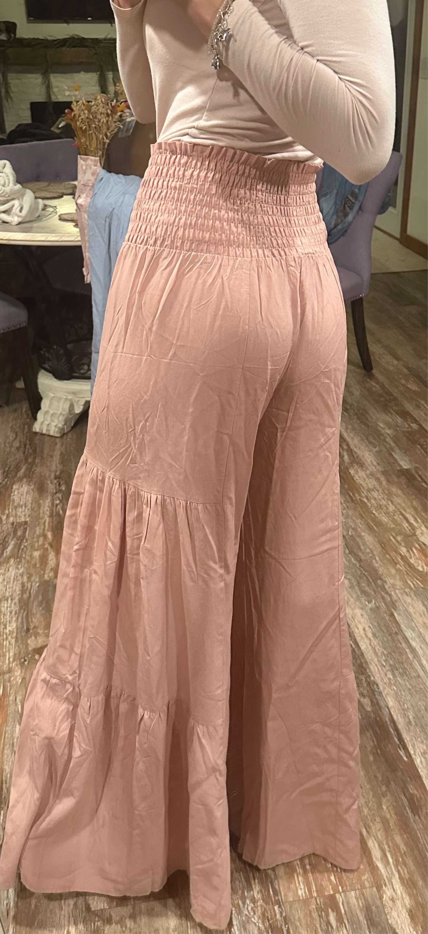 Light Pink Palazzo Pants