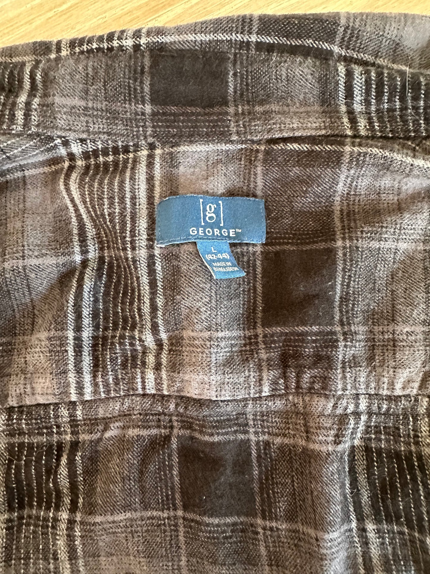 Indiana black and grey flannel