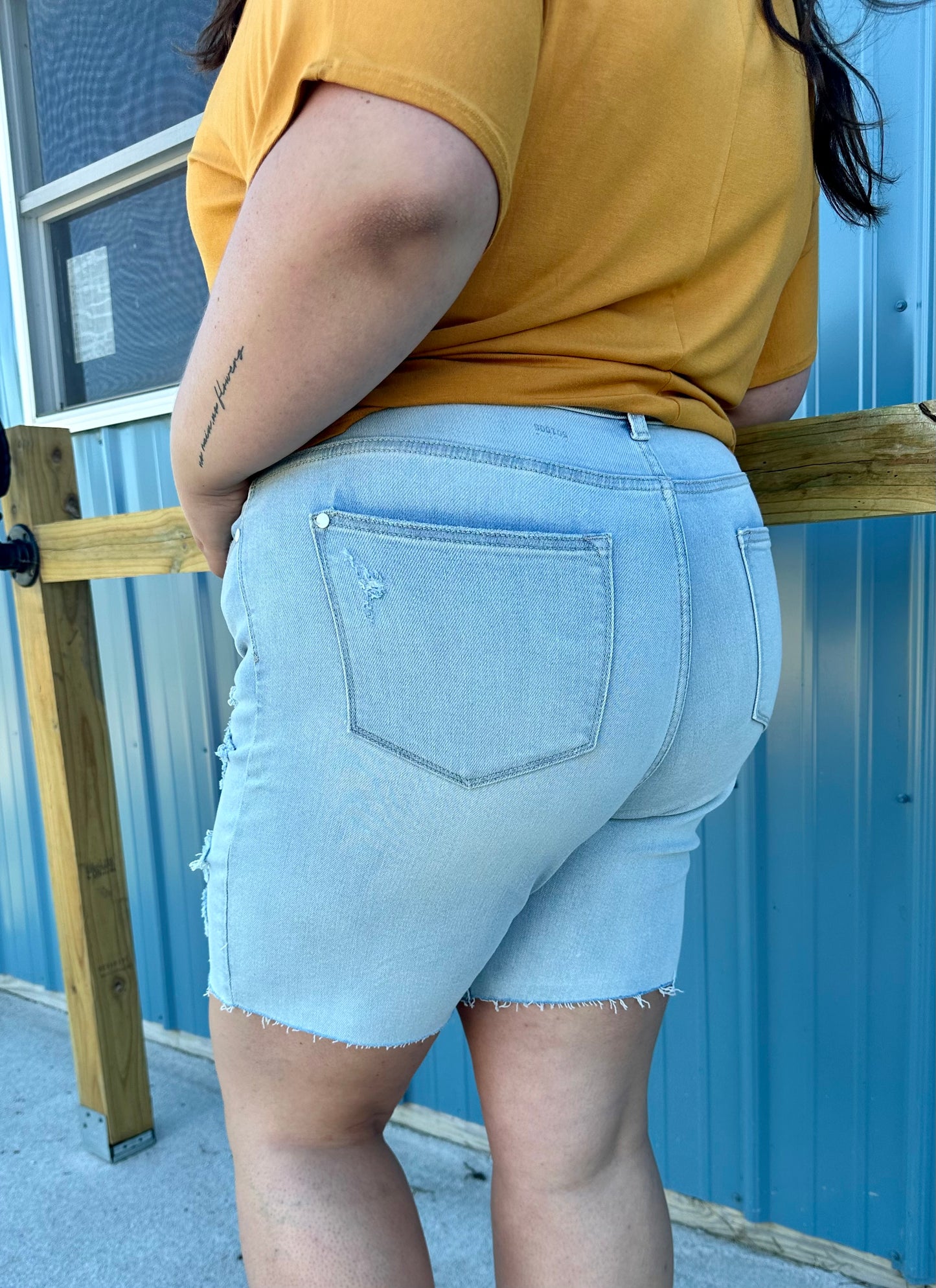 Judy Blue Long Denim Shorts