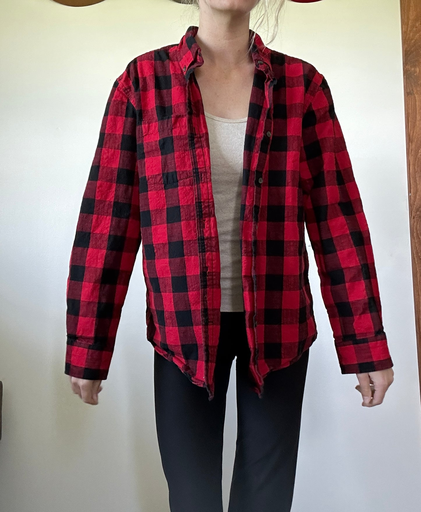 Honkey Tonk red and black flannel