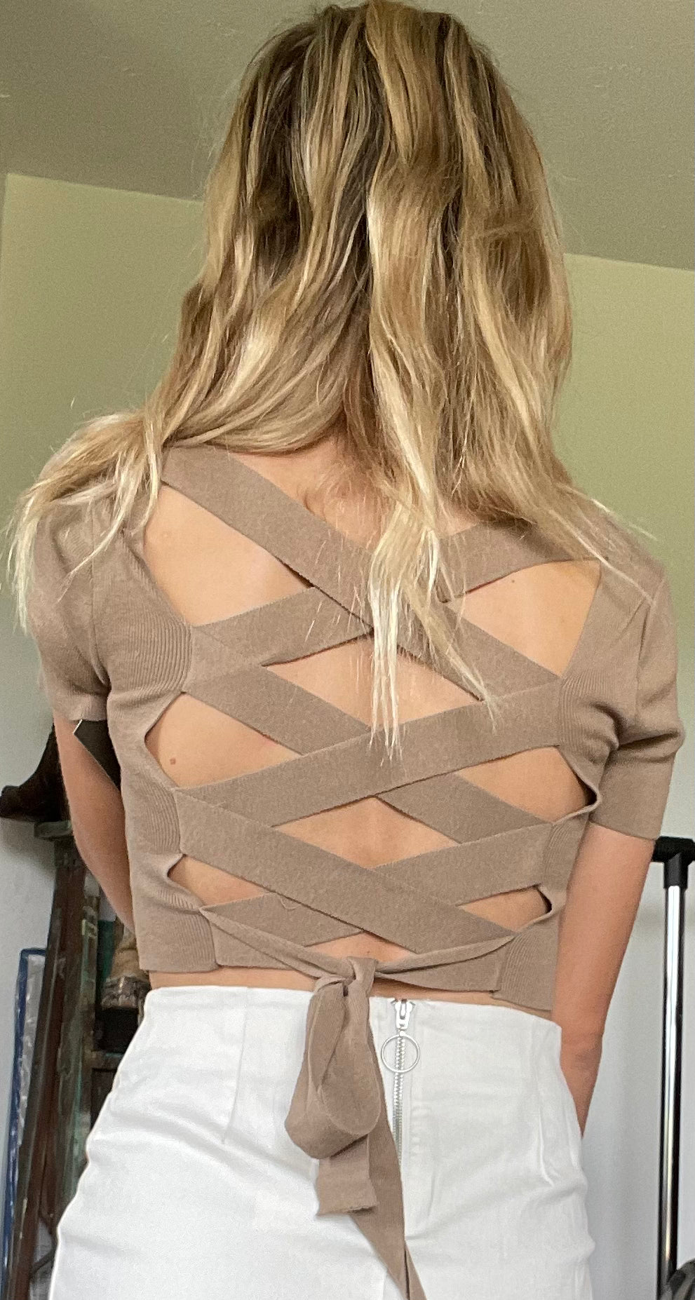 Mocha Crop Top