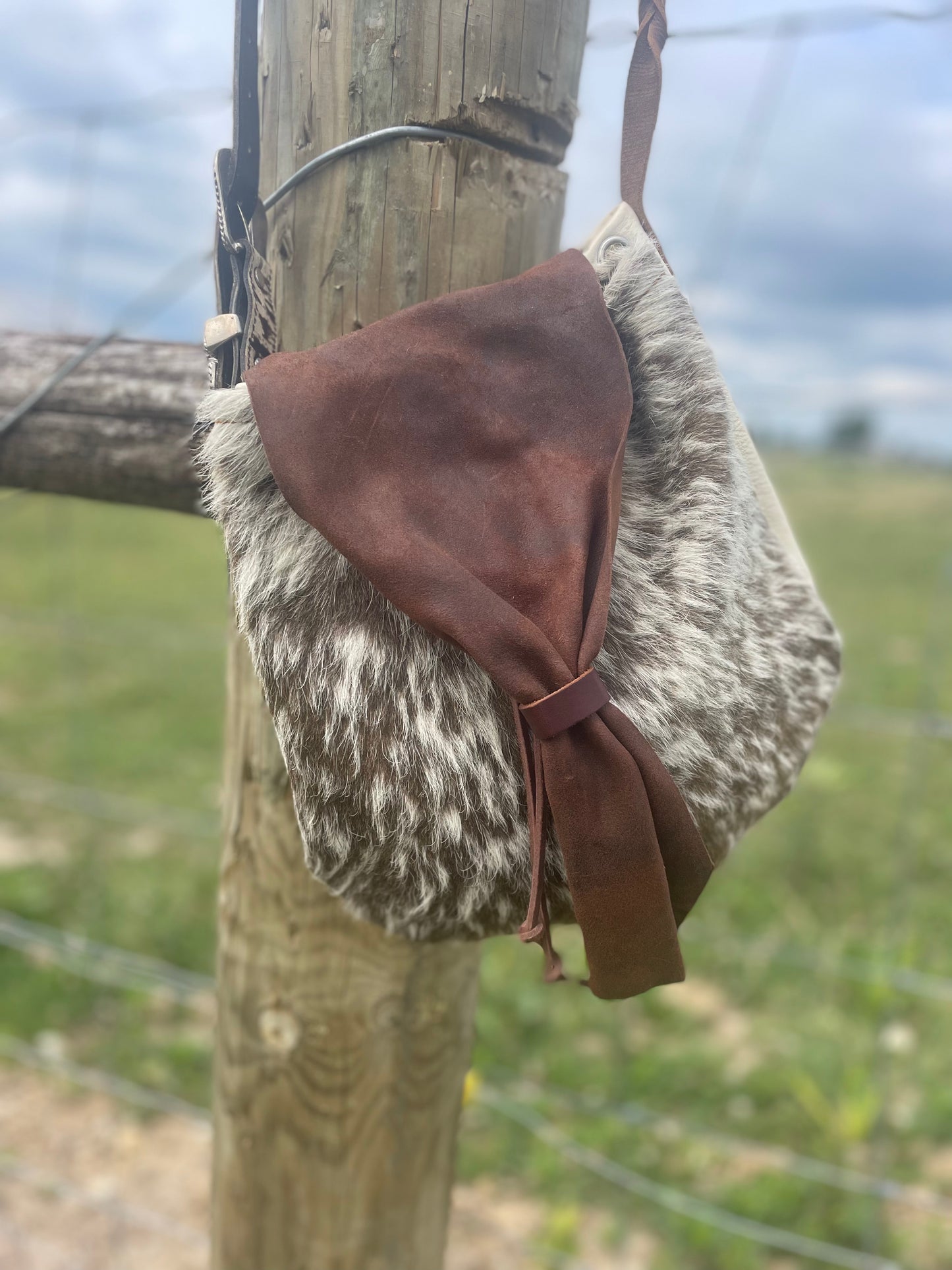 Cowhide Crossbody