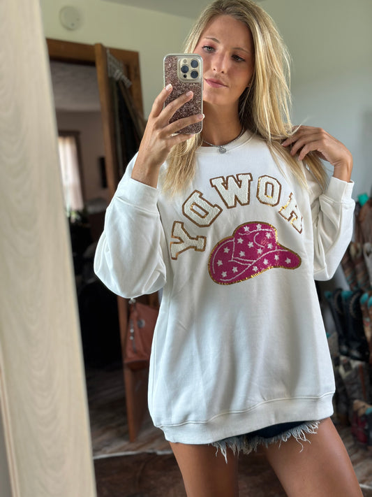 Howdy Y’all graphic sweatshirt